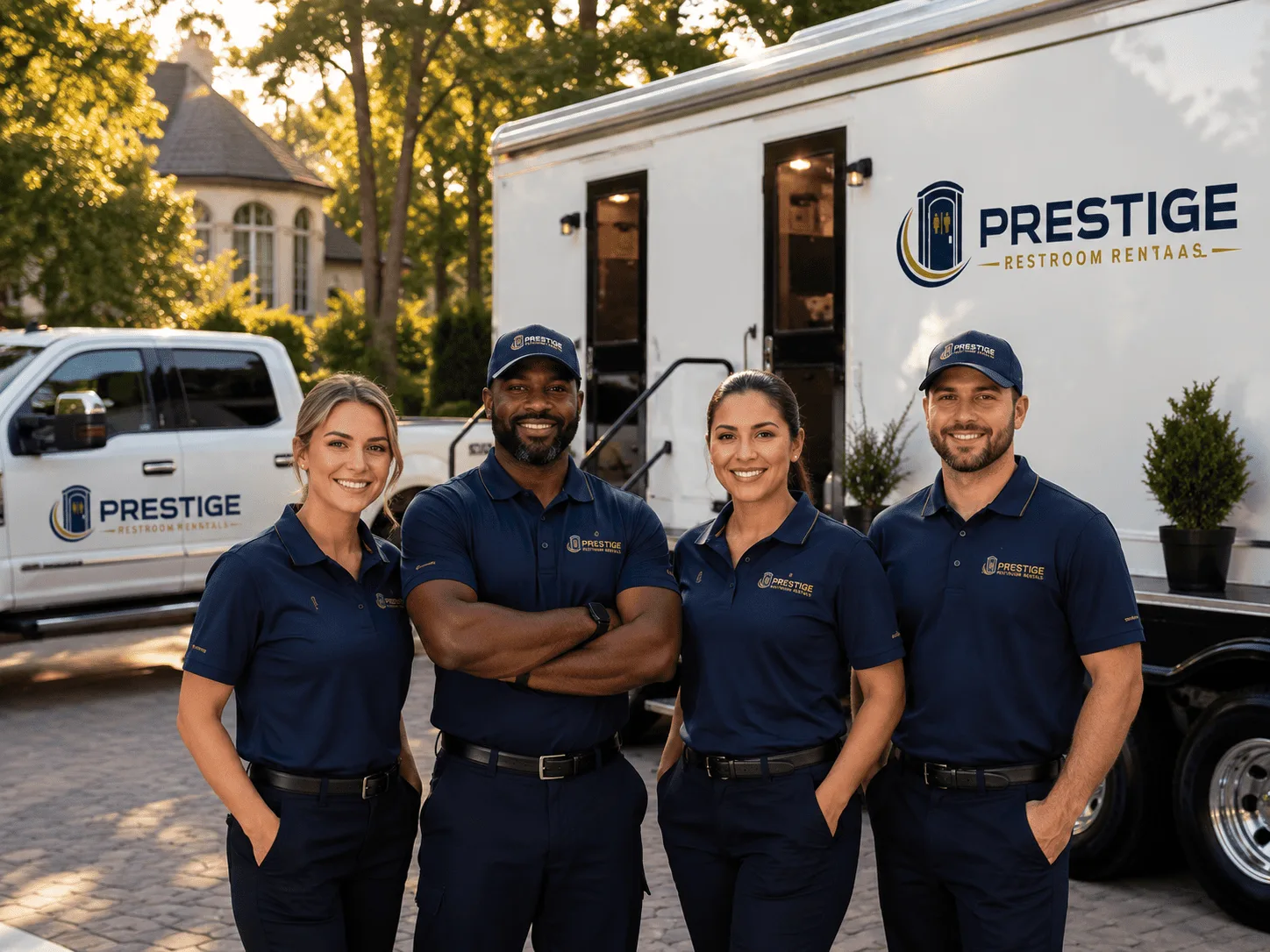 Trusted Luxury Portable Restrooms company in Center, ND